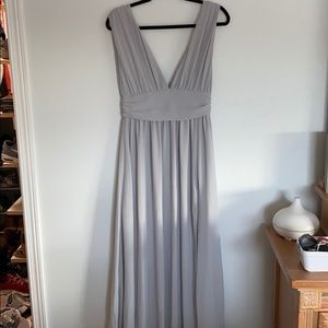 Grey long dress